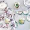 Szív alakú emlékgyöngy hajjal