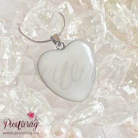 Szívfény medál anyatejjel