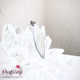 Ovális medál alap 1x 4 cm anyatejes alappal