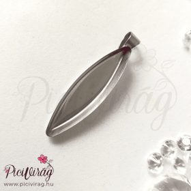 Ovális medál alap 1x 4 cm anyatejes alappal