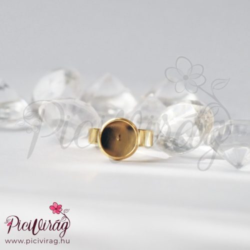 Arany színű nemesacél Teljesség gyűrű hajjal