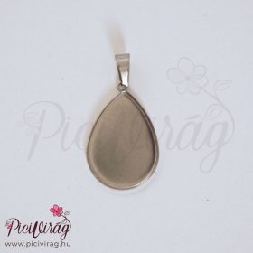 Lélekcsepp medál hajjal