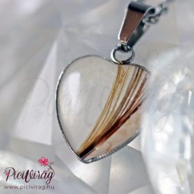 Szívszó medál  hajjal