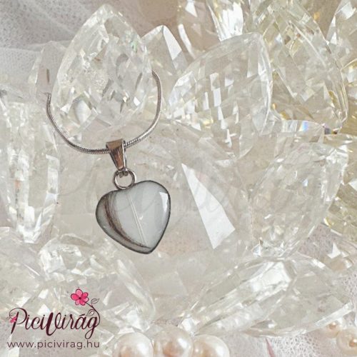 Szívszó medál  hajjal